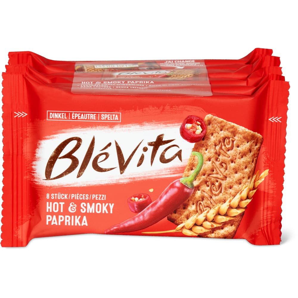 Blévita Dinkelgebäck Hot & Smoky Paprika