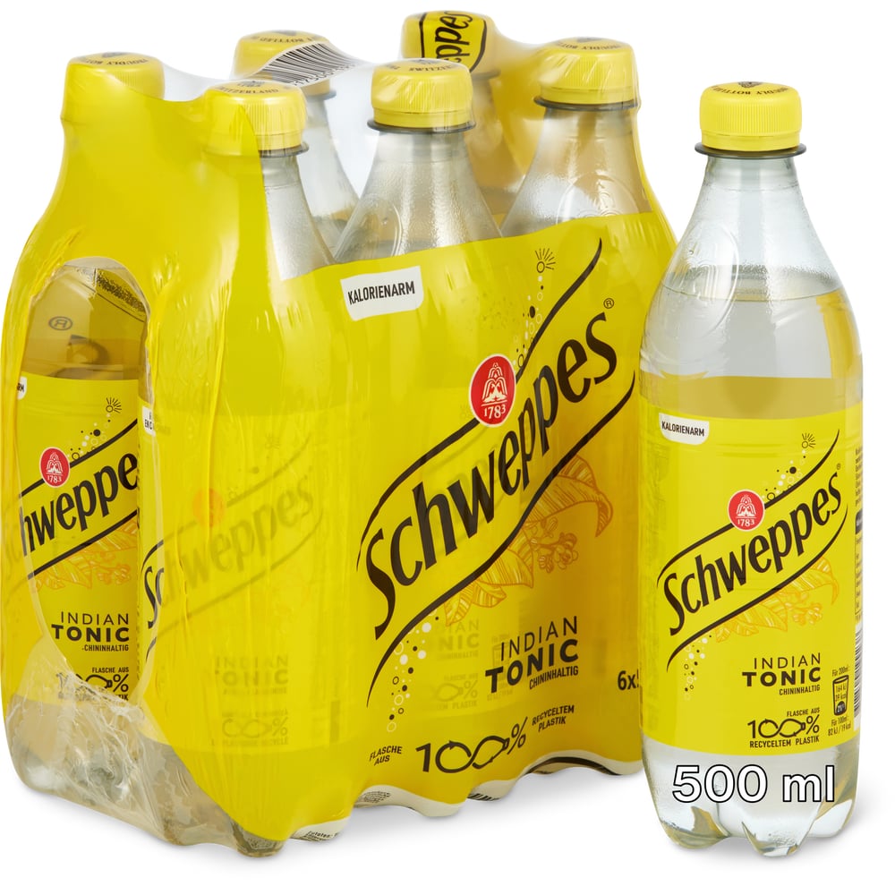 Schweppes Kohlensäurehaltiges Getränk Indian Tonic Water