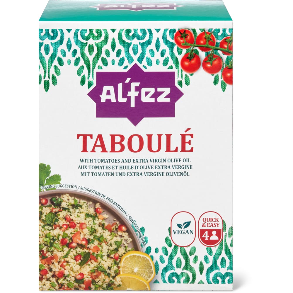 Al Fez Taboulé - Erfrischender Salat mit Olivenöl