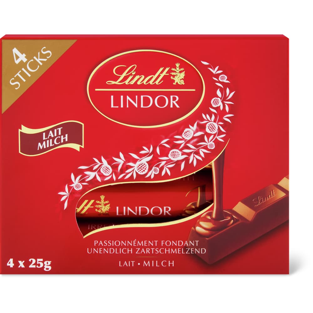 Lindt Lindor Riegel Milch Schokolade