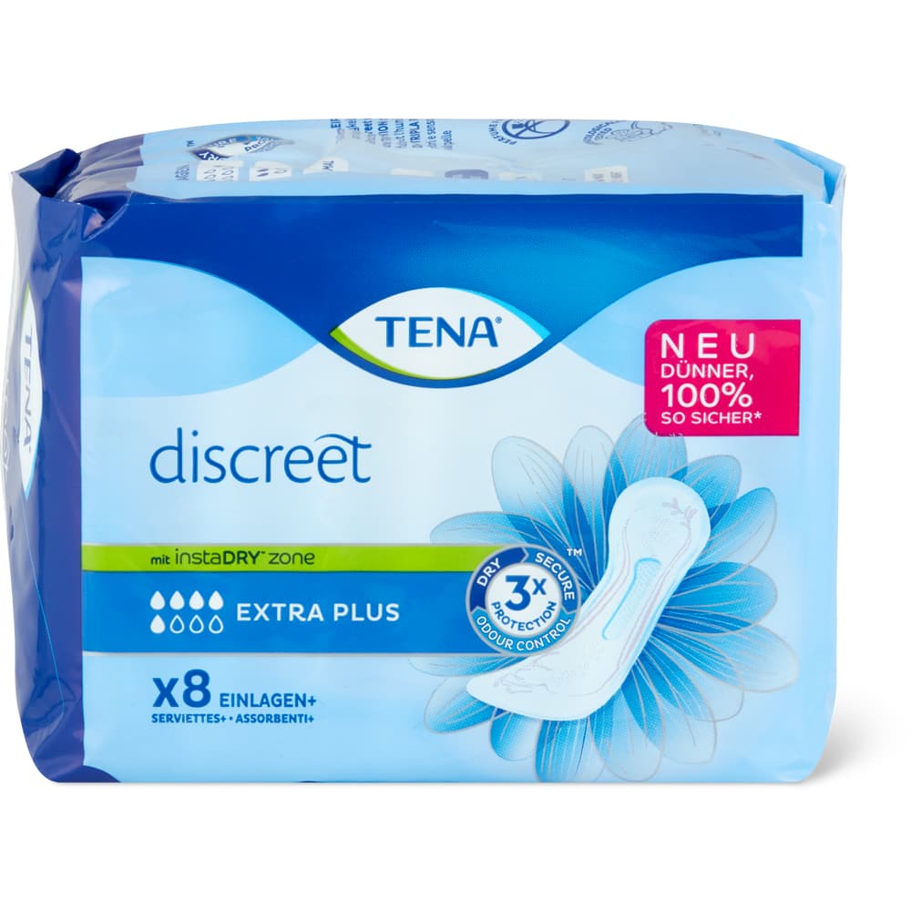 Tena Discreet Inkontinenz-Einlagen Extra Plus