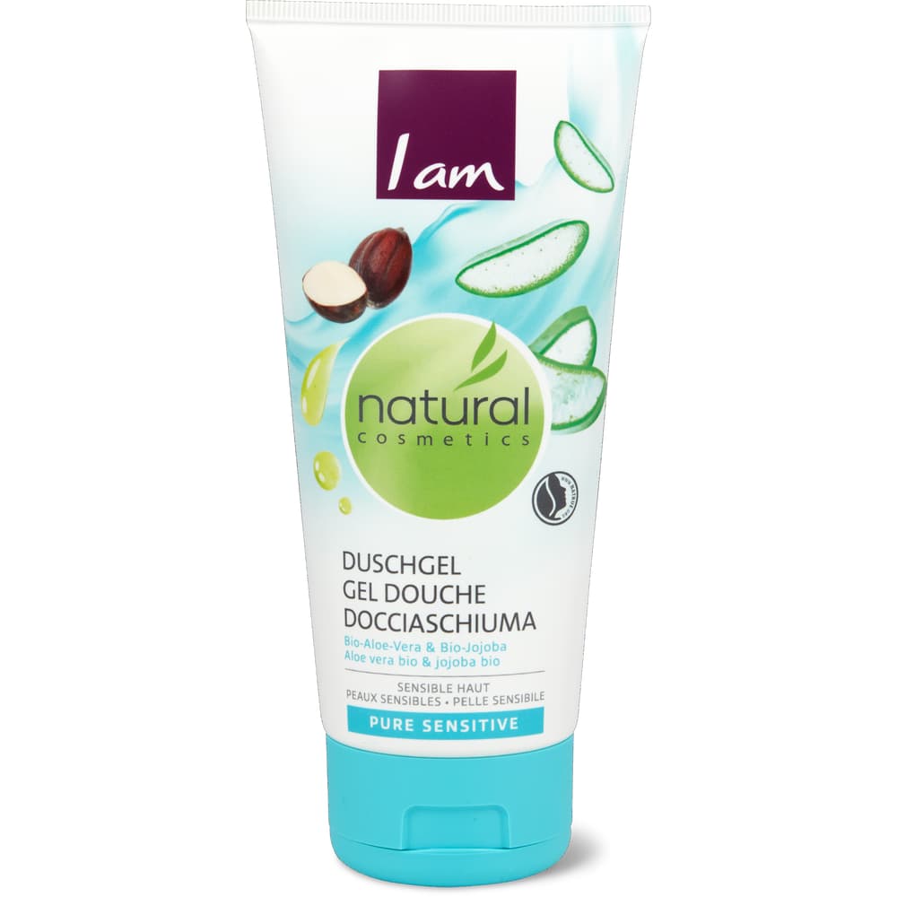 I am natural cosmetics  Shower gel  Aloe Vera & Jojoba  Migros