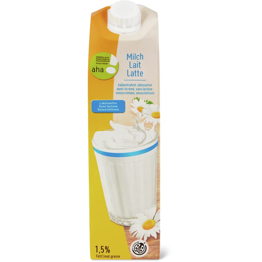 Aha! Milch Drink 1.5% Fett UHT Laktosefrei