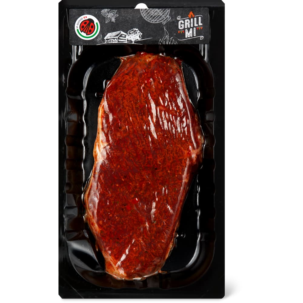 Ip Kd Rind IP-SUISSE · Rindsentrecote BBQ · IP-SUISSE, mariniert • Migros Online