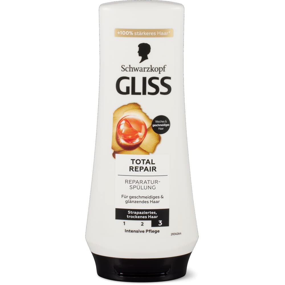 Schwarzkopf Gliss Total Repair Spülung Trockenes und strapaziertes Haar