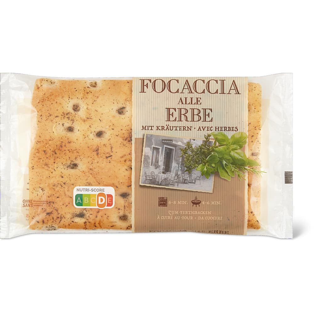Focaccia mit Kräutern Frischback
