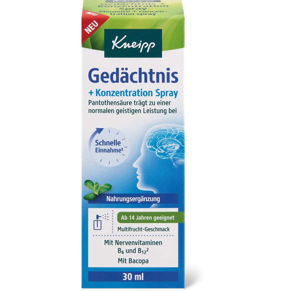 Kneipp Gedächtnis & Konzentration Spray