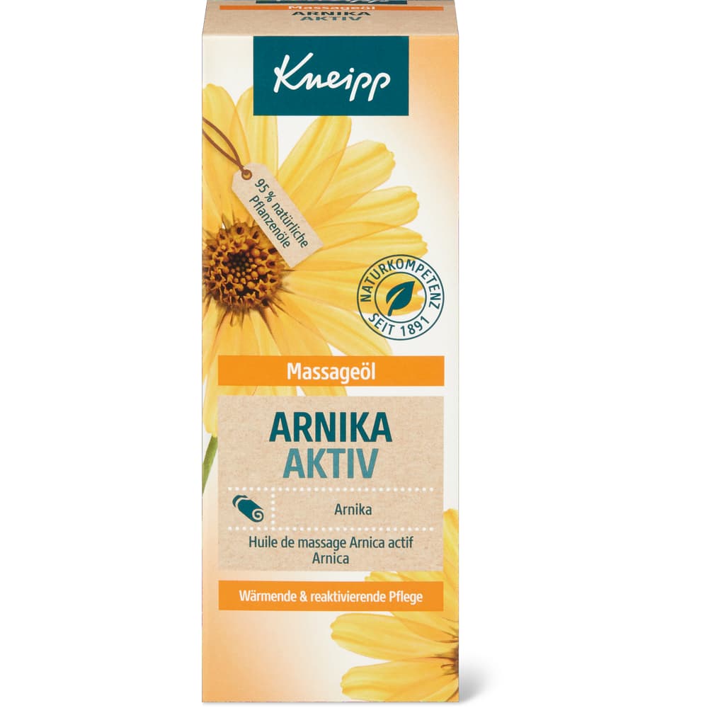 Kneipp Arnika Aktiv Massageöl wärmende & reaktivierende Pflege