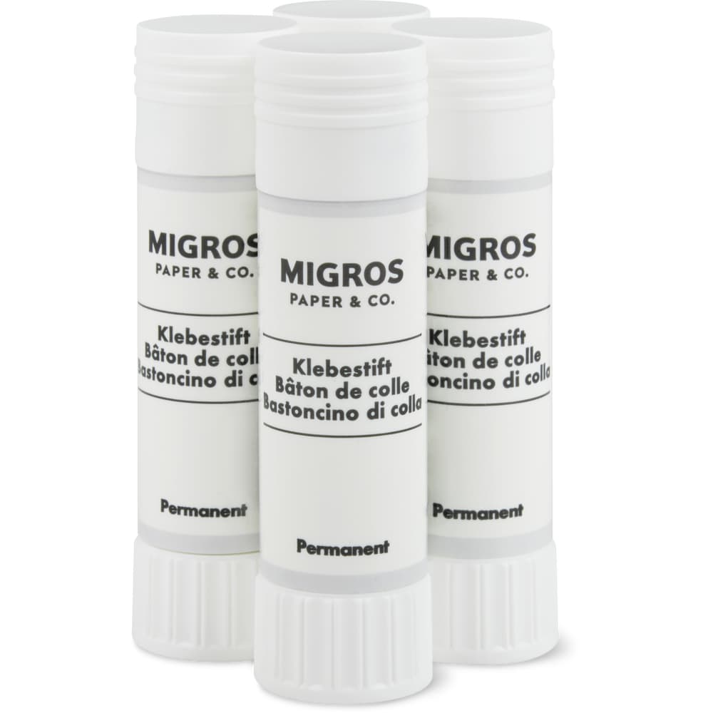 Migros Paper & Co. 4er Klebestifte Set