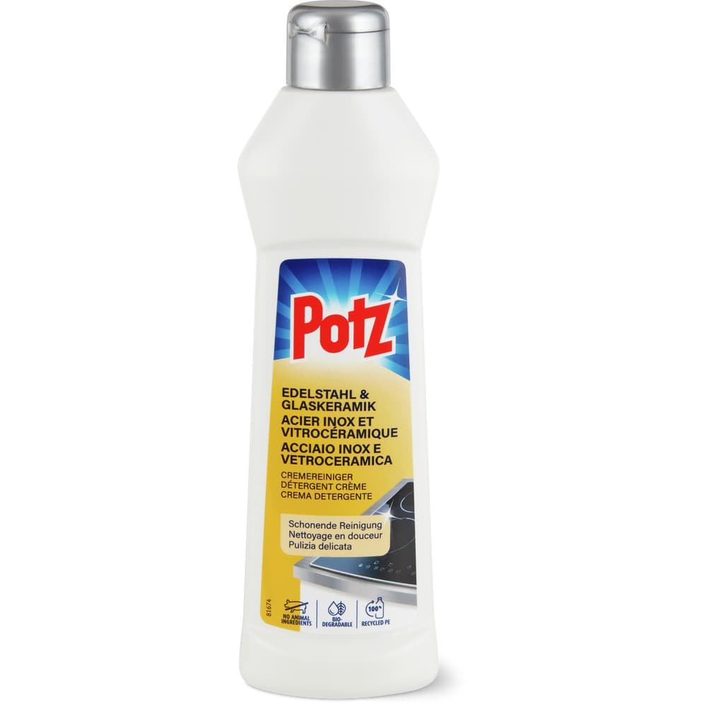 Potz Edelstahl & Glaskeramik Cremereiniger