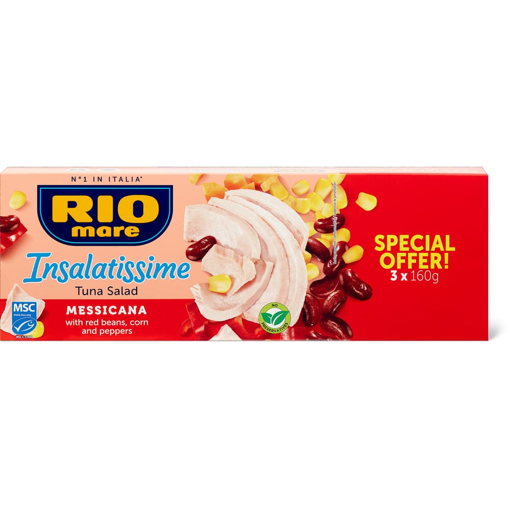 Rio Mare Insalatissime Messicana with red beans, corn and peppers