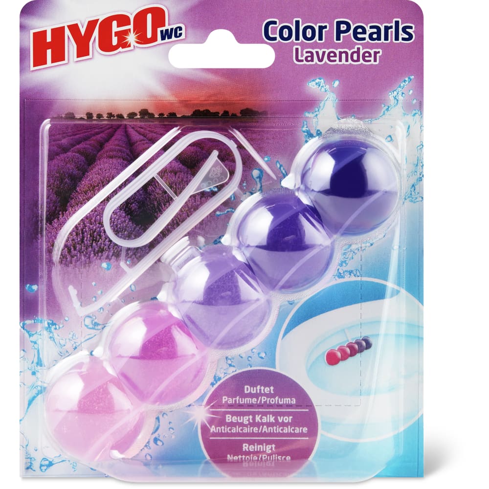 Hygo Color Pearls WC-Block 1 x 35g, Lavender