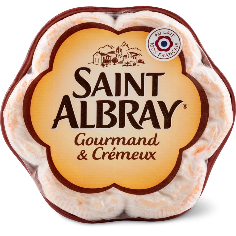Saint Albray Französischer Rahmweichkäse aus pasteurisierter Milch 33% Fett