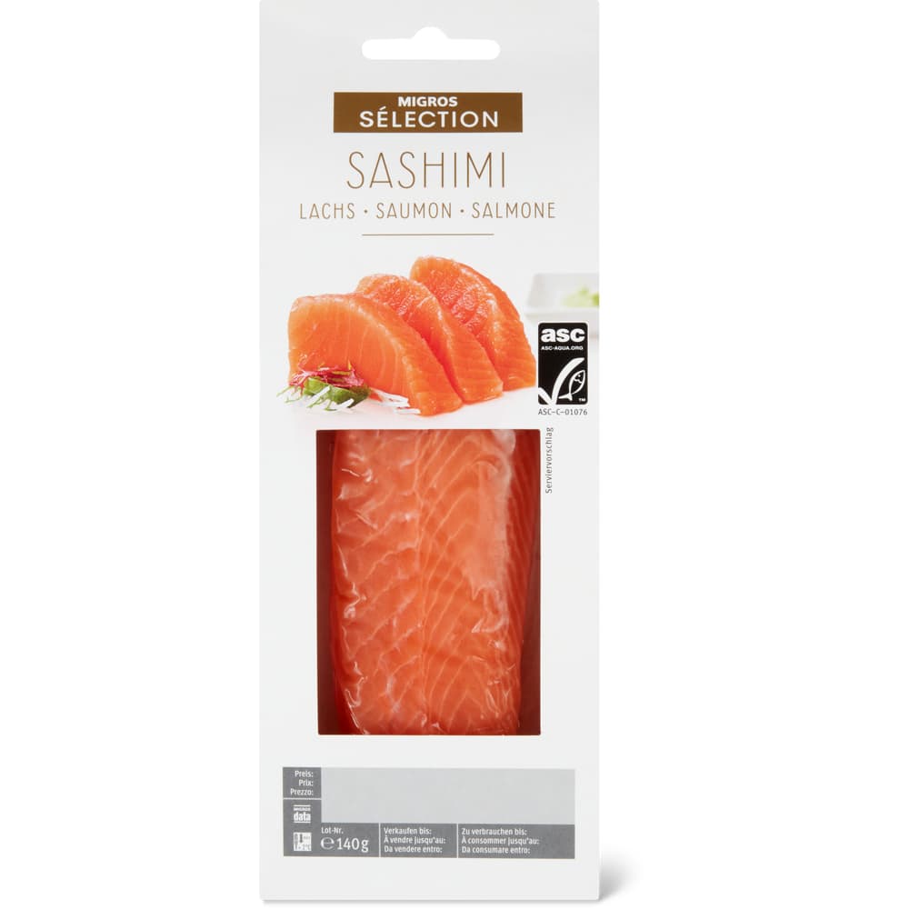 Migros Sélection Sashimi Lachs