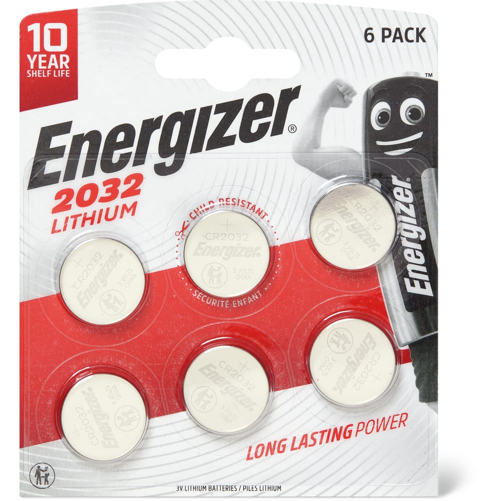 Energizer Batterien 3V CR2032 - Lithium 3V