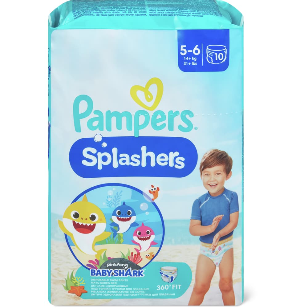 Pampers Splashers Schwimmwindeln Grösse 5-6, +14kg