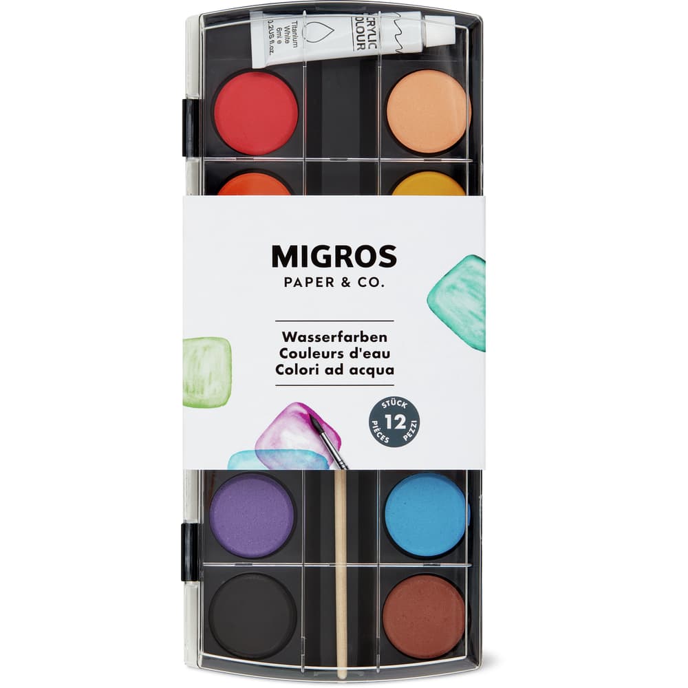 Migros Paper & Co. Wasserfarben