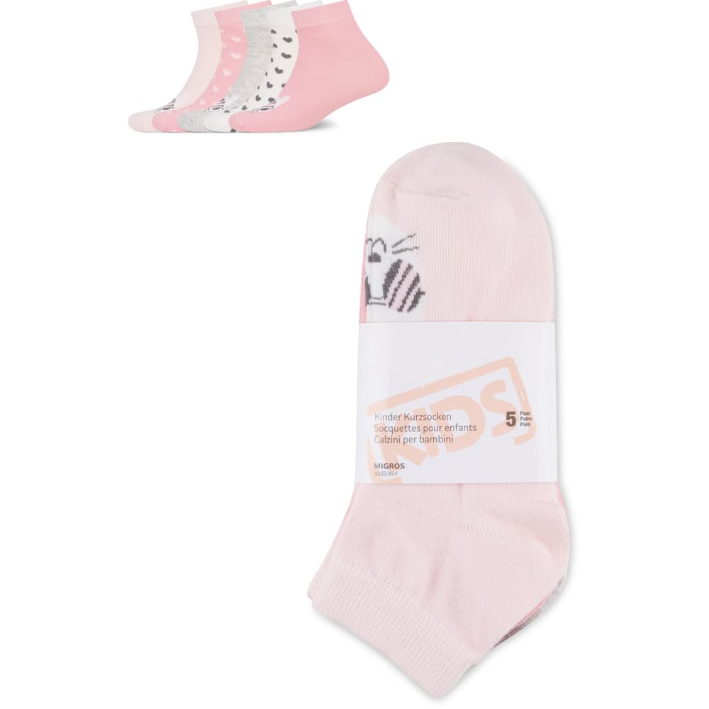 Kids Kinder Kurzsocken Better Cotton, 5 teilig