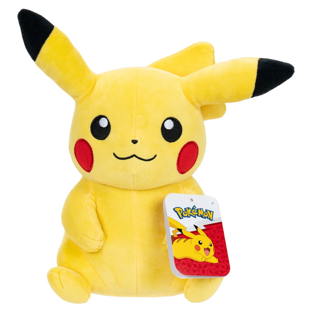 Pokémon PKW2389-20 cm Select Plusz - sztruks Pikachu, oficjalny plusz