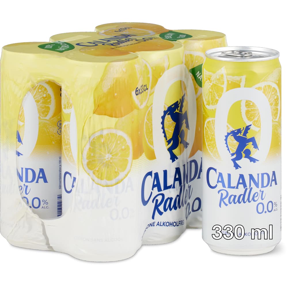 Calanda Radler 0.0% Alkoholfreies Bier Zitrone