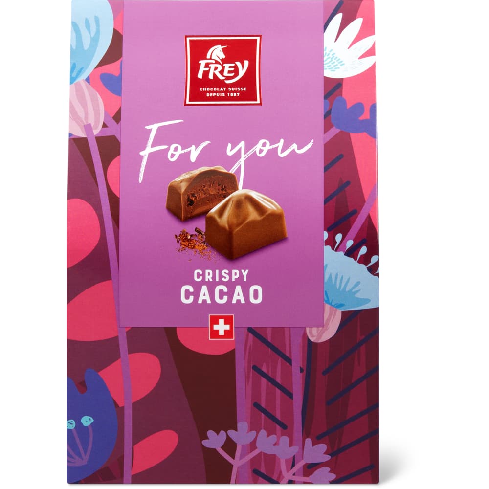 Frey For you Zartschmelzende Pralinés Crispy Cacao