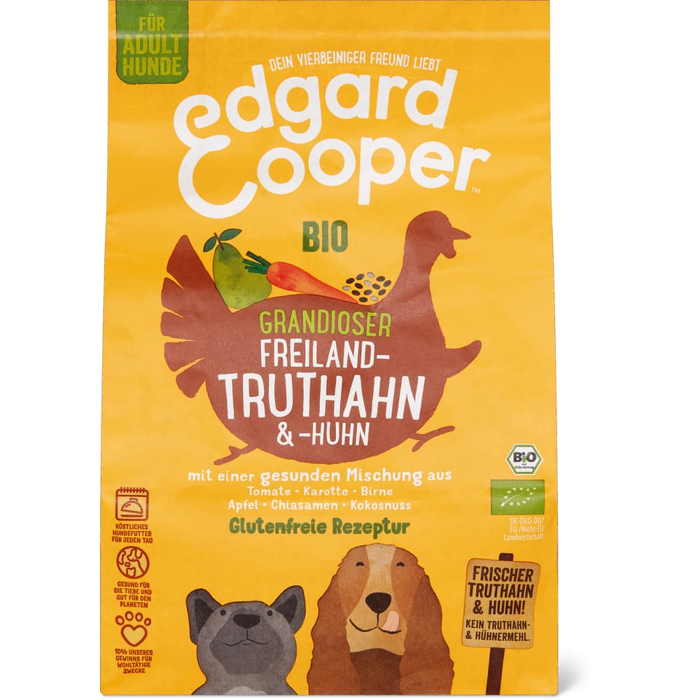 Edgard & Cooper Adult Trockenfutter für Hunde Huhn & Truthahn