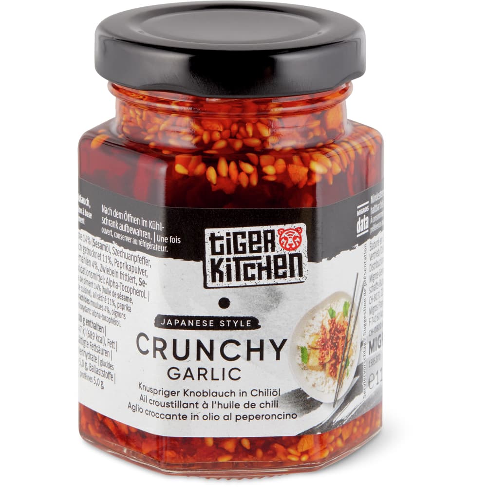 Tiger Kitchen Crunchy Garlic in Chiliöl