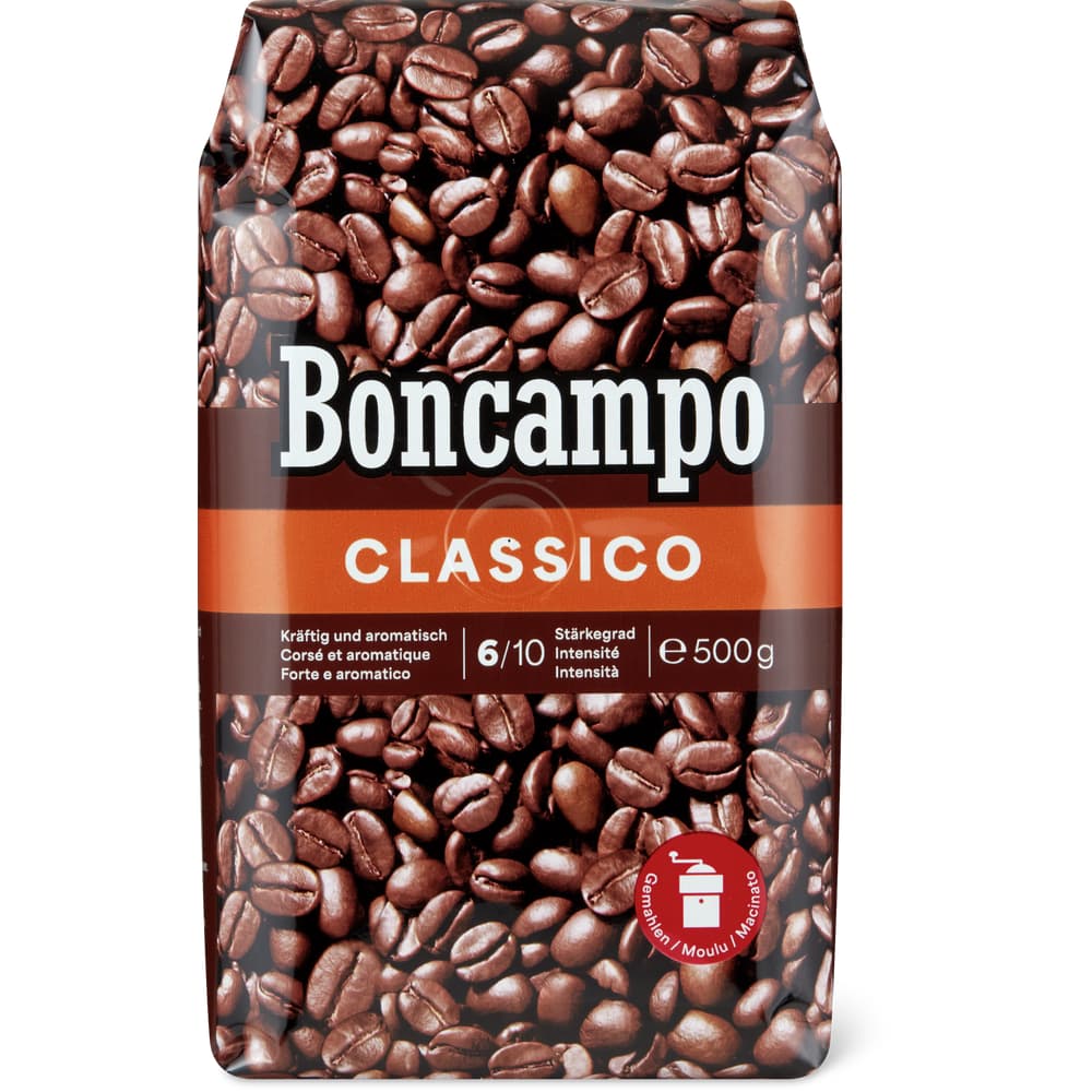 Boncampo Classico Kaffee gemahlen Kräftig & rassig