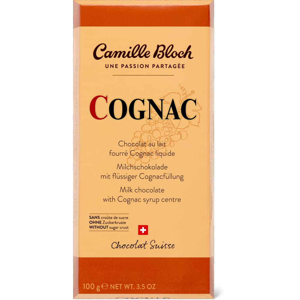 Camille Bloch Milchschokolade mit flüssiger Cognacfüllung