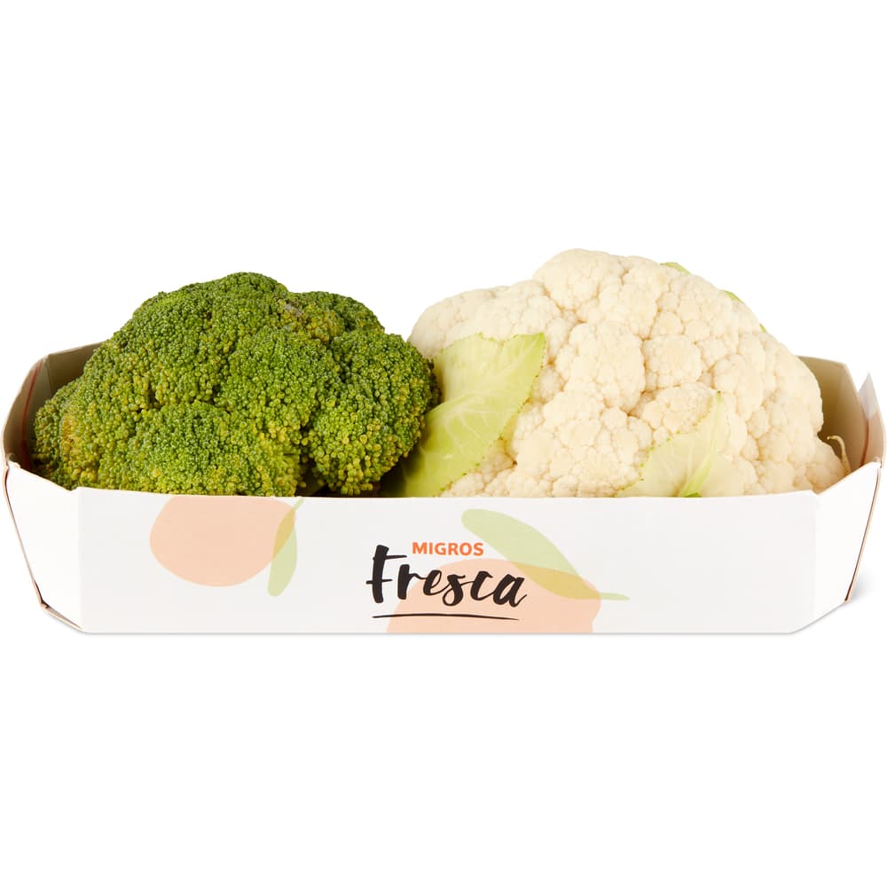 Migros Fresca Blumenkohl und Broccoli mini