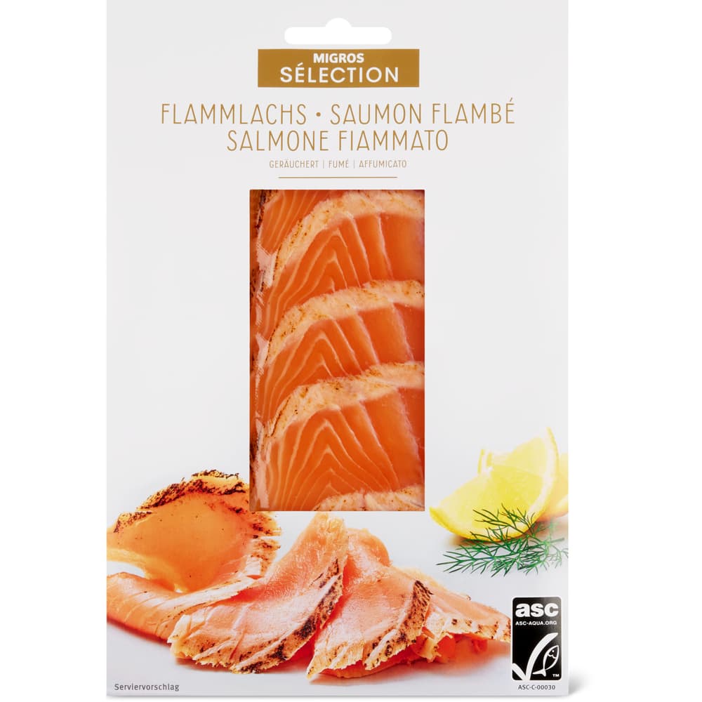 Sélection ASC Flammlachs geräuchert