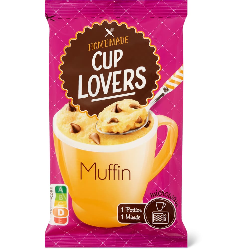 Homemade Cup Lovers Backmischung für Brownie Cake 1 Portion, 1 Minute Mikrowelle