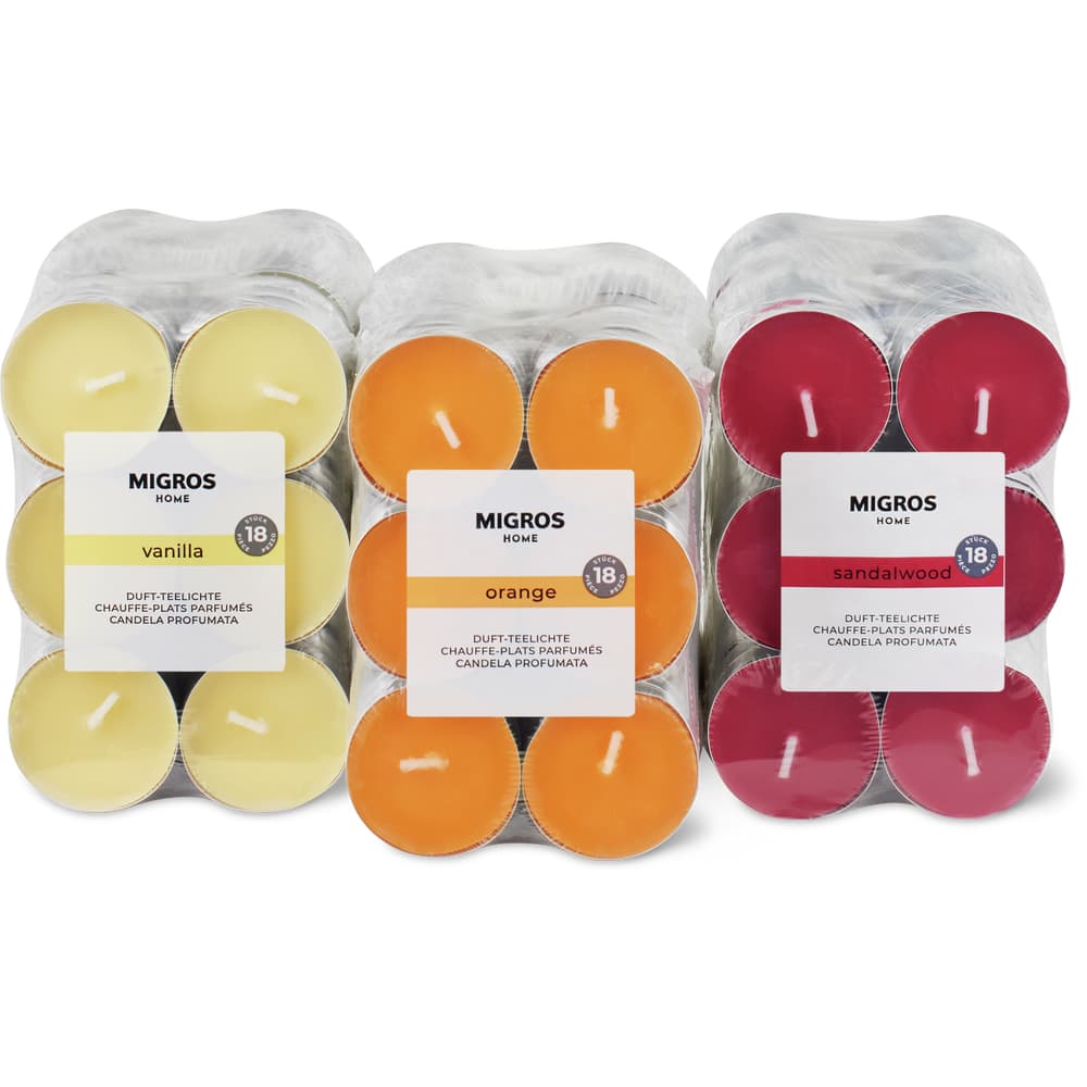 Migros Home Duftteelichter assortiert