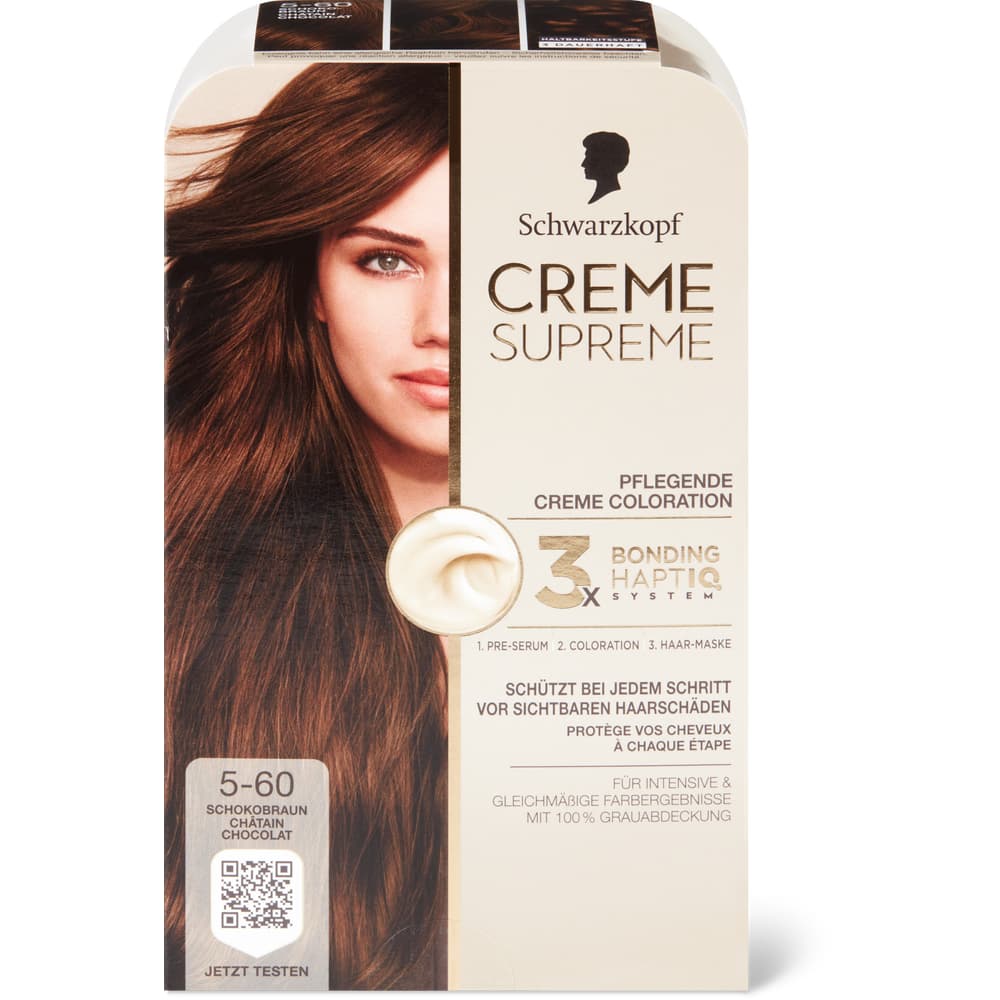 Schwarzkopf Creme Supreme Coloration 5.60 Schokobraun, permanent