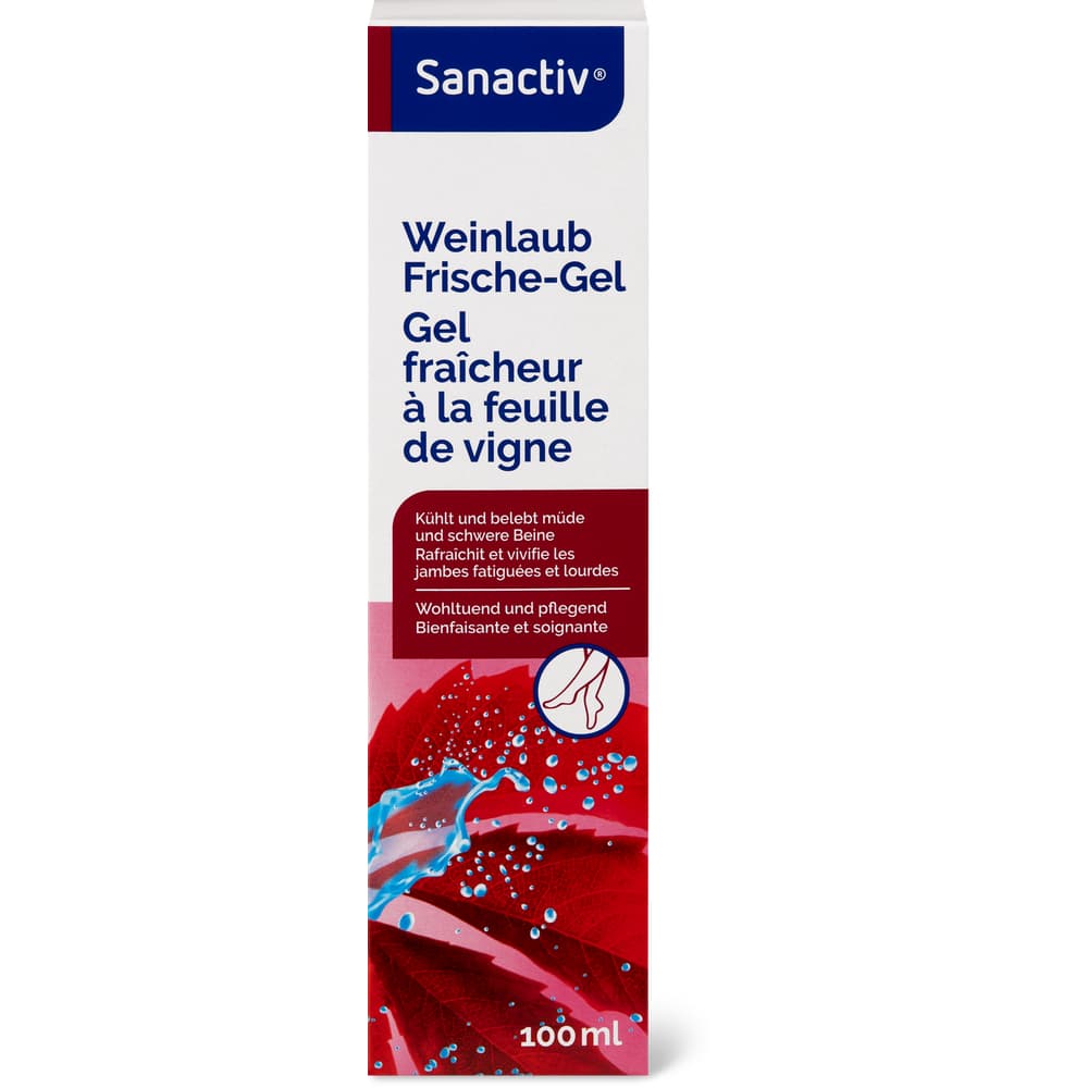 Sanactiv Frische-Gel für schwere Beine Weinlau