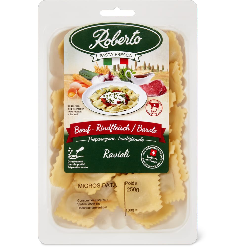 Roberto · Ravioli Bœuf Barolo • Migros
