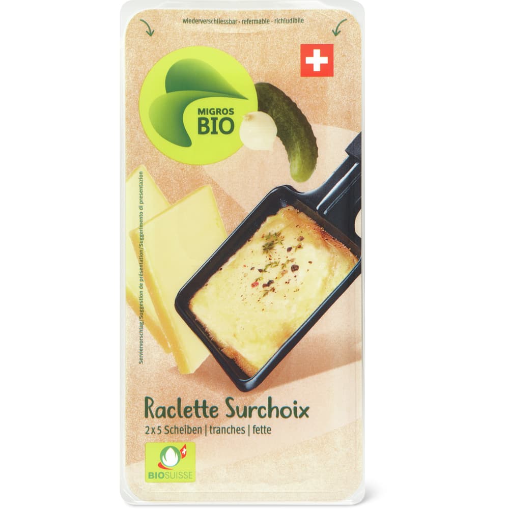 Migros Bio Raclette Surchoix - 2x5 Scheiben