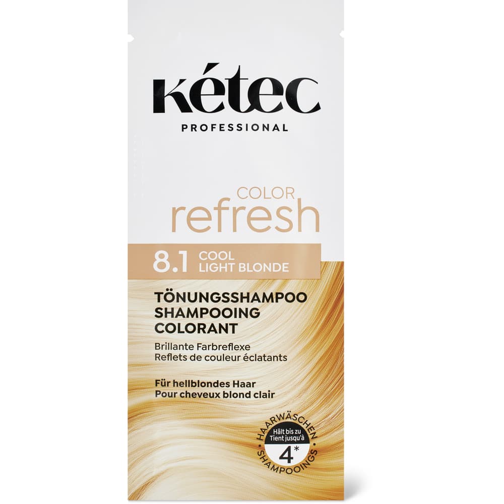Kétec Tönungsshampoo 8.1 Cool Light Blond
