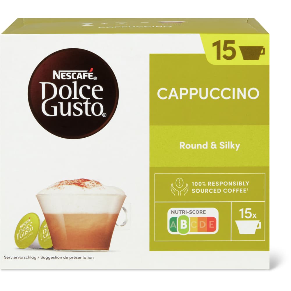 Nescafé Dolce Gusto Kaffee-Kapseln Cappucino, System Nescafé Dolce Gusto