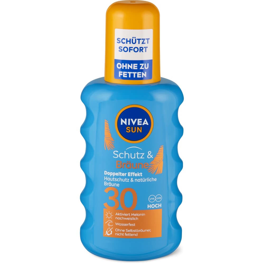 Nivea Sun Protect & Bronze Sonnenspray LSF 30, wasserfest