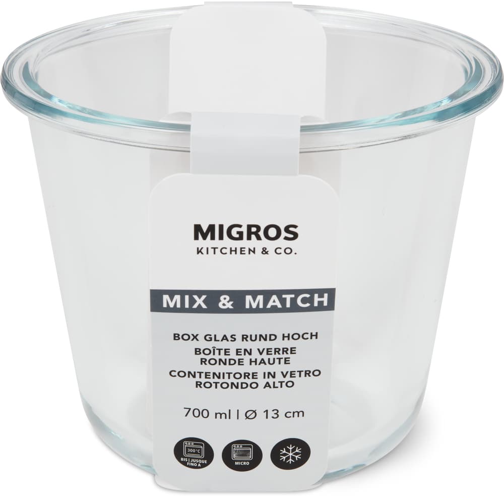 Migros Kitchen & Co. Box Glas rund, 0.7l