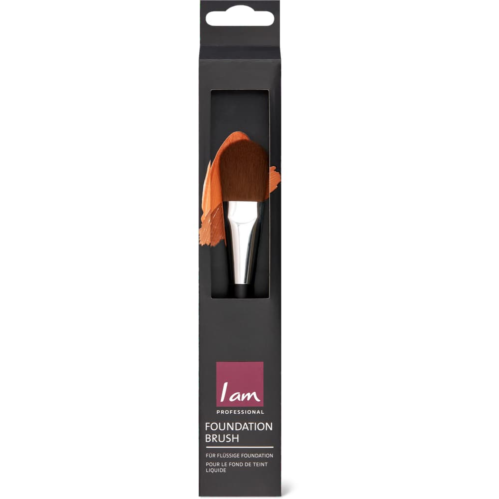 I am Professional Foundationpinsel Flach , vegan