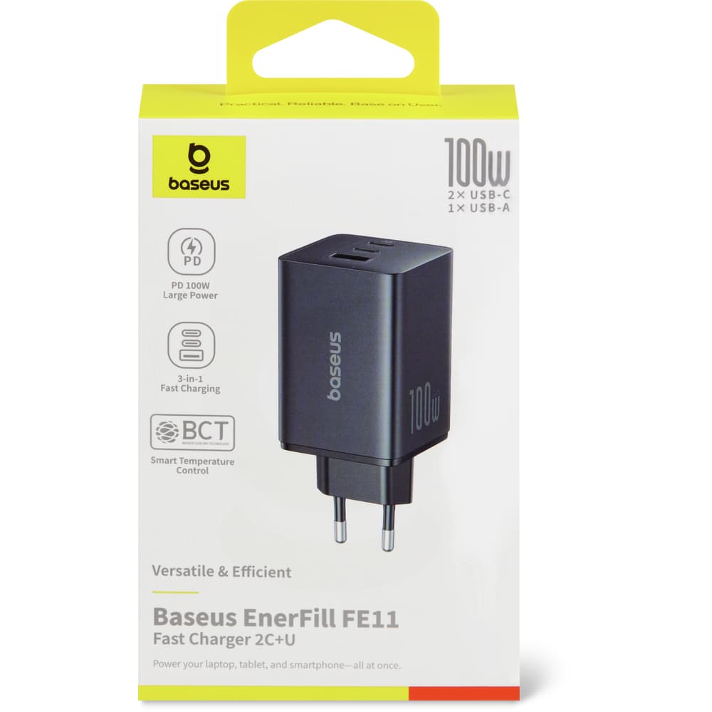 Baseus EnerFill Fast 2C+U 100W • Migros