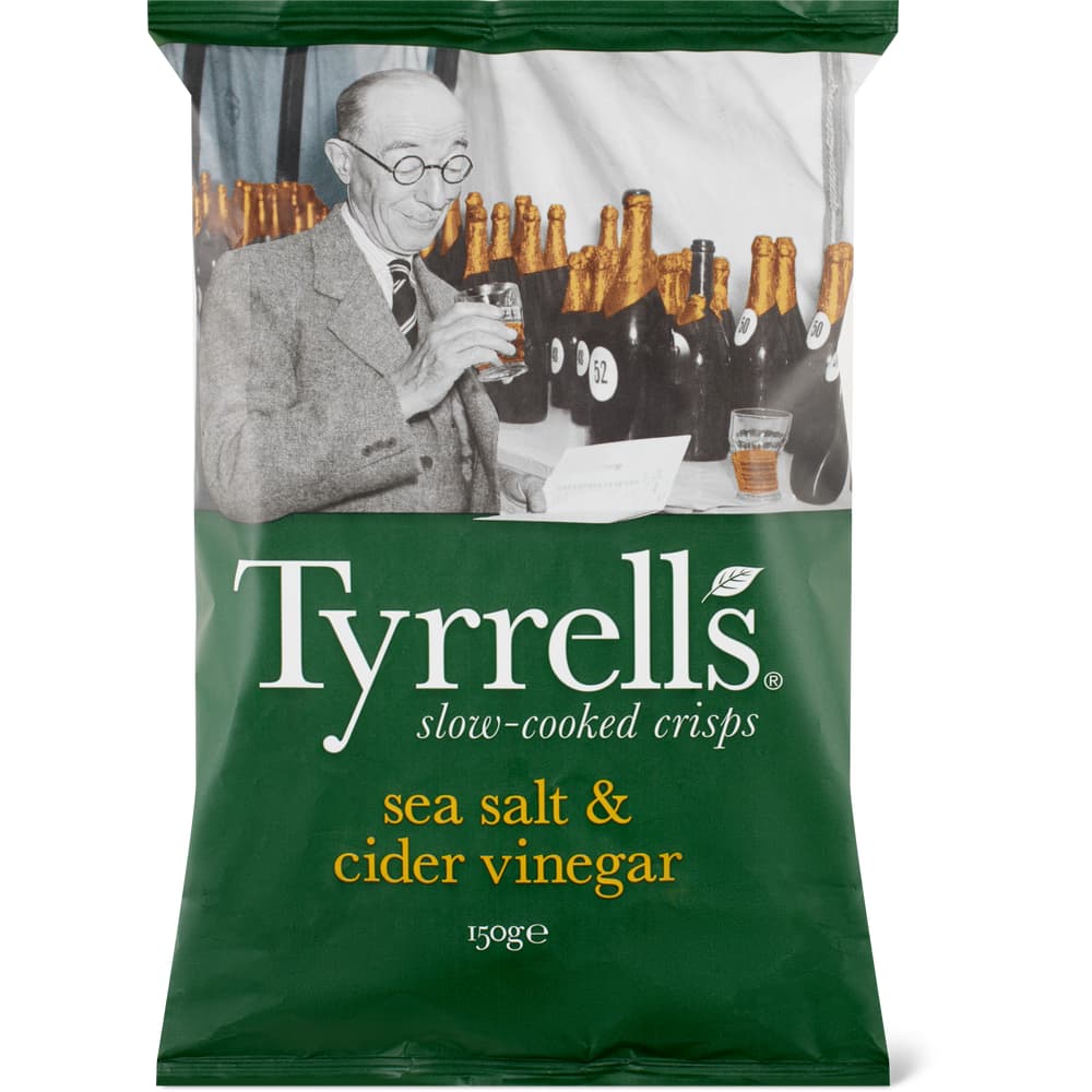 Tyrrells Britische Chips sea salt & cider vinegar