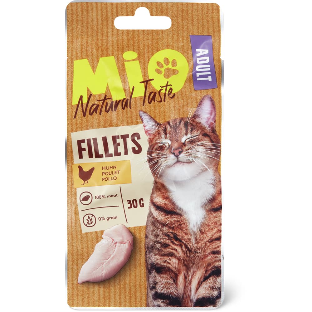Mio Natural Taste Snack für Katze Lachs Fillets