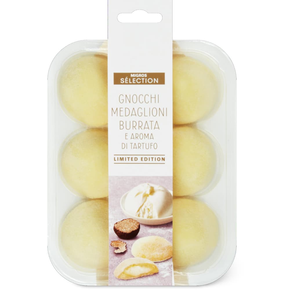 Sélection Gnocchi Medaillons Burrata Trüffel