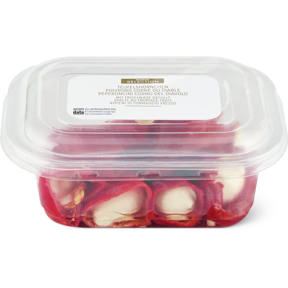 Migros Sélection Teufelshörnchen mit Frischkäse gefüllt