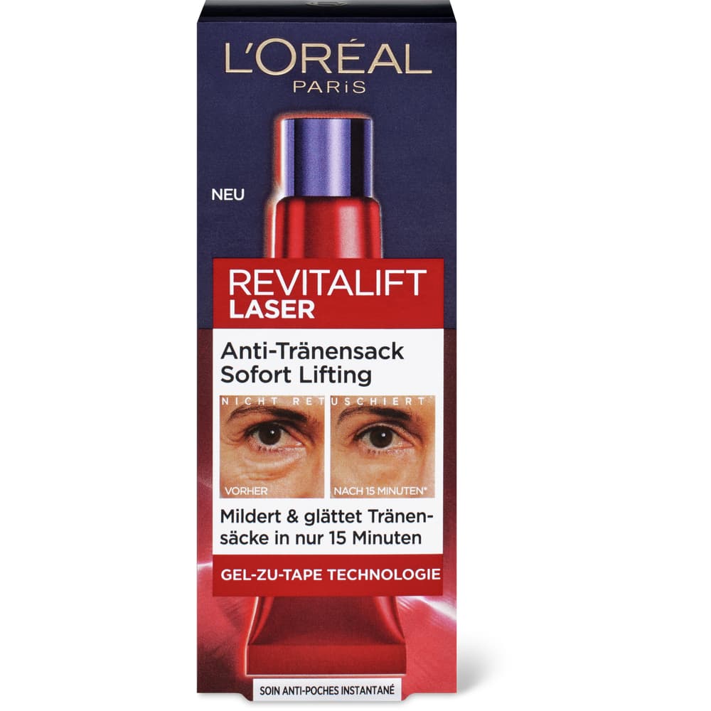 L'Oréal Revitalift Laser · Soin anti-poches instantané • Migros