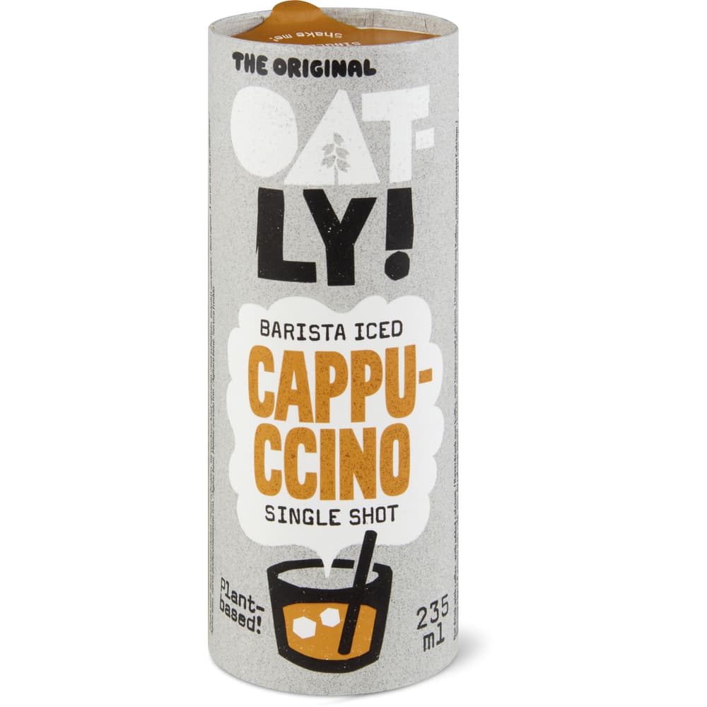 Oatly! Barista Iced Hafer-Kaffee-Drink Cappuccino