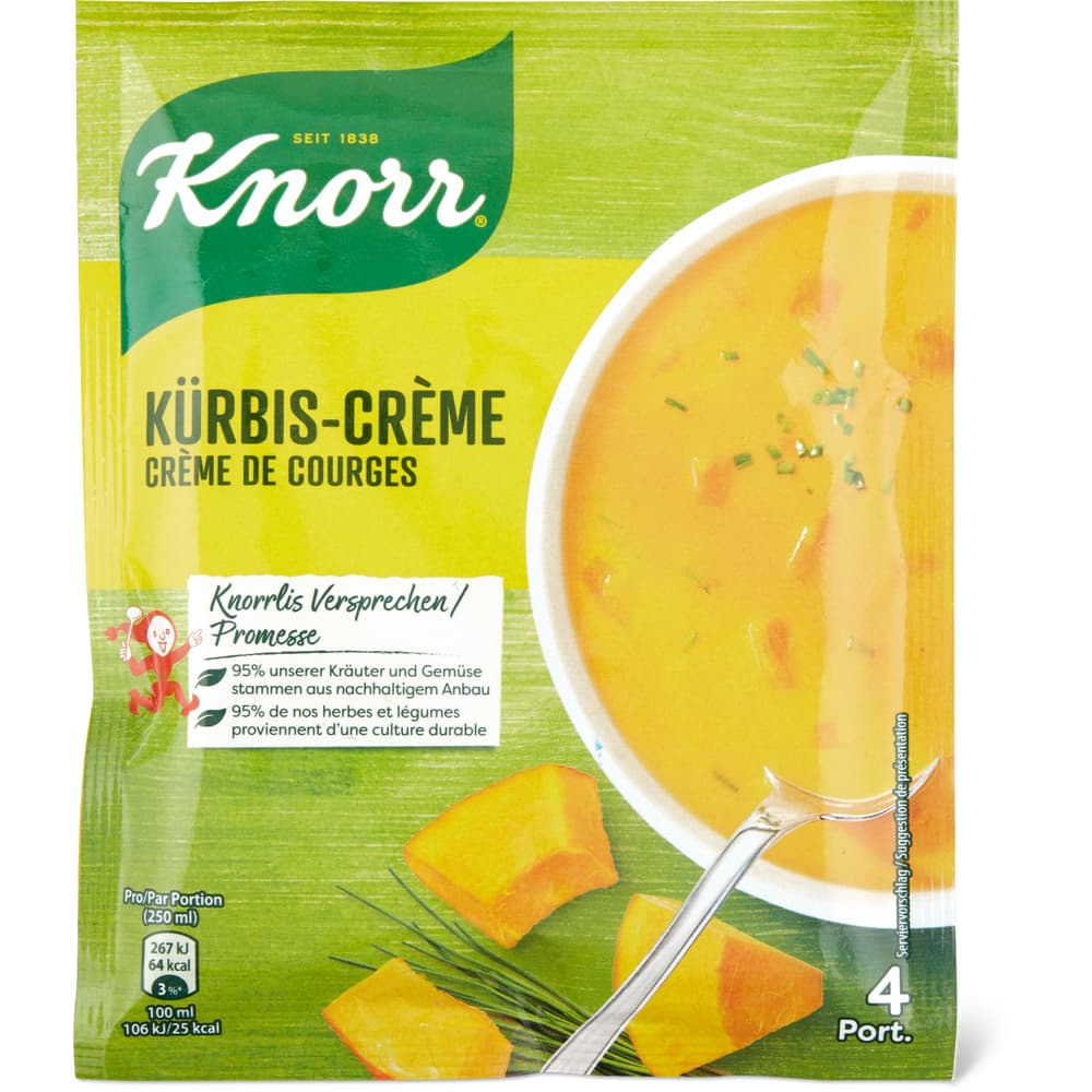 Knorr Kürbis-Crème Suppe